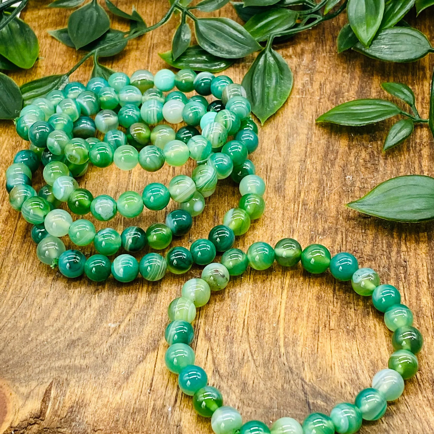 Natural Jade Bracelets, Light Green Jade Bangles, Green Jade Bracelets, 8mm Beads, Healing Bracelets, Chakra Cleansing Bracelet