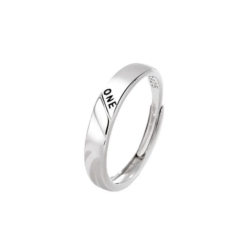 Only One - Matching Adjustable Couple Rings