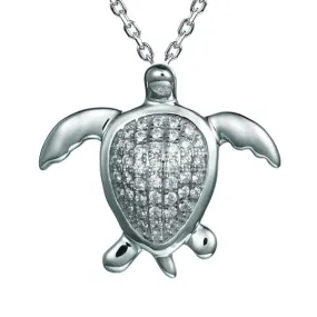 Pavé Nankuli Honu Pendant