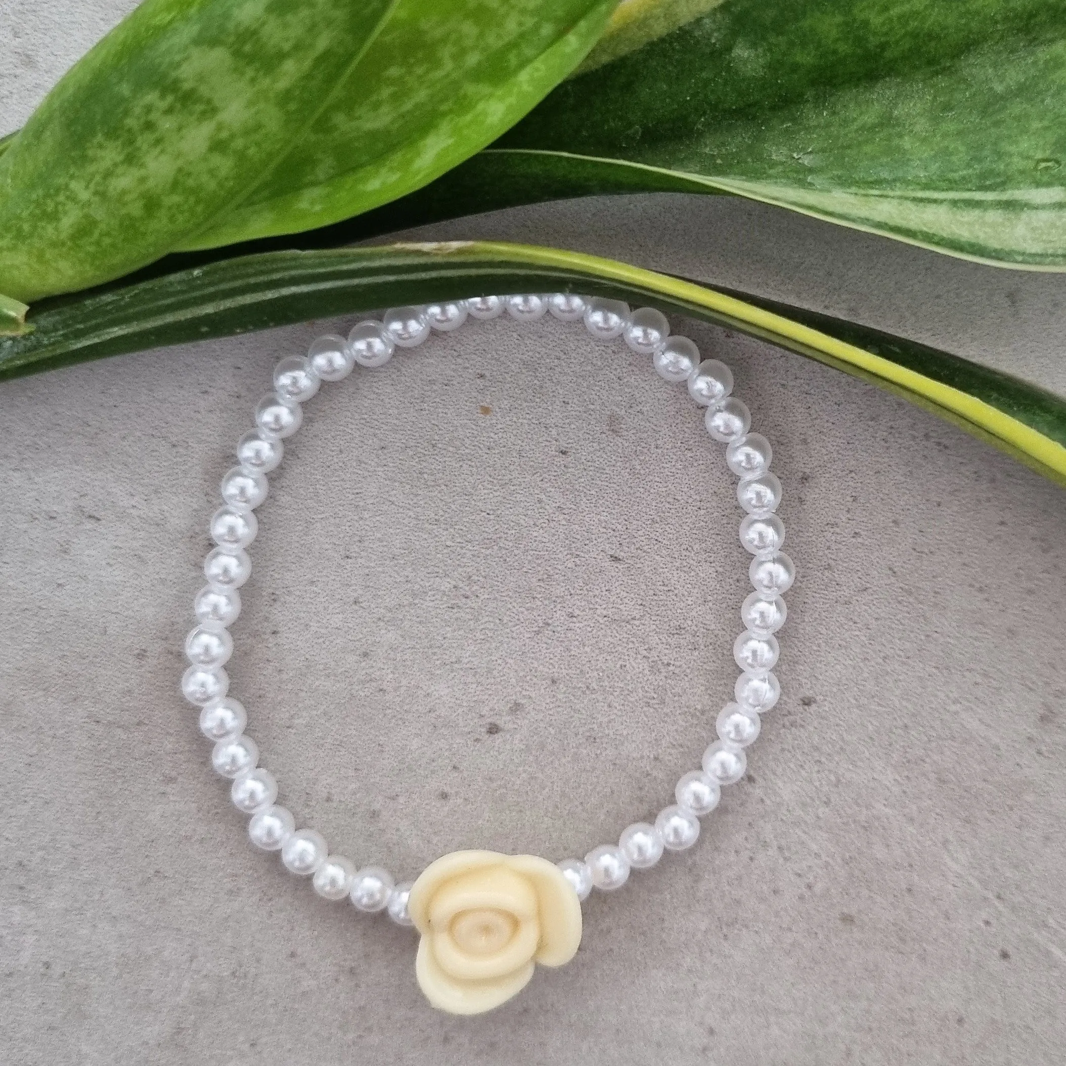 Pearls & roses bracelets