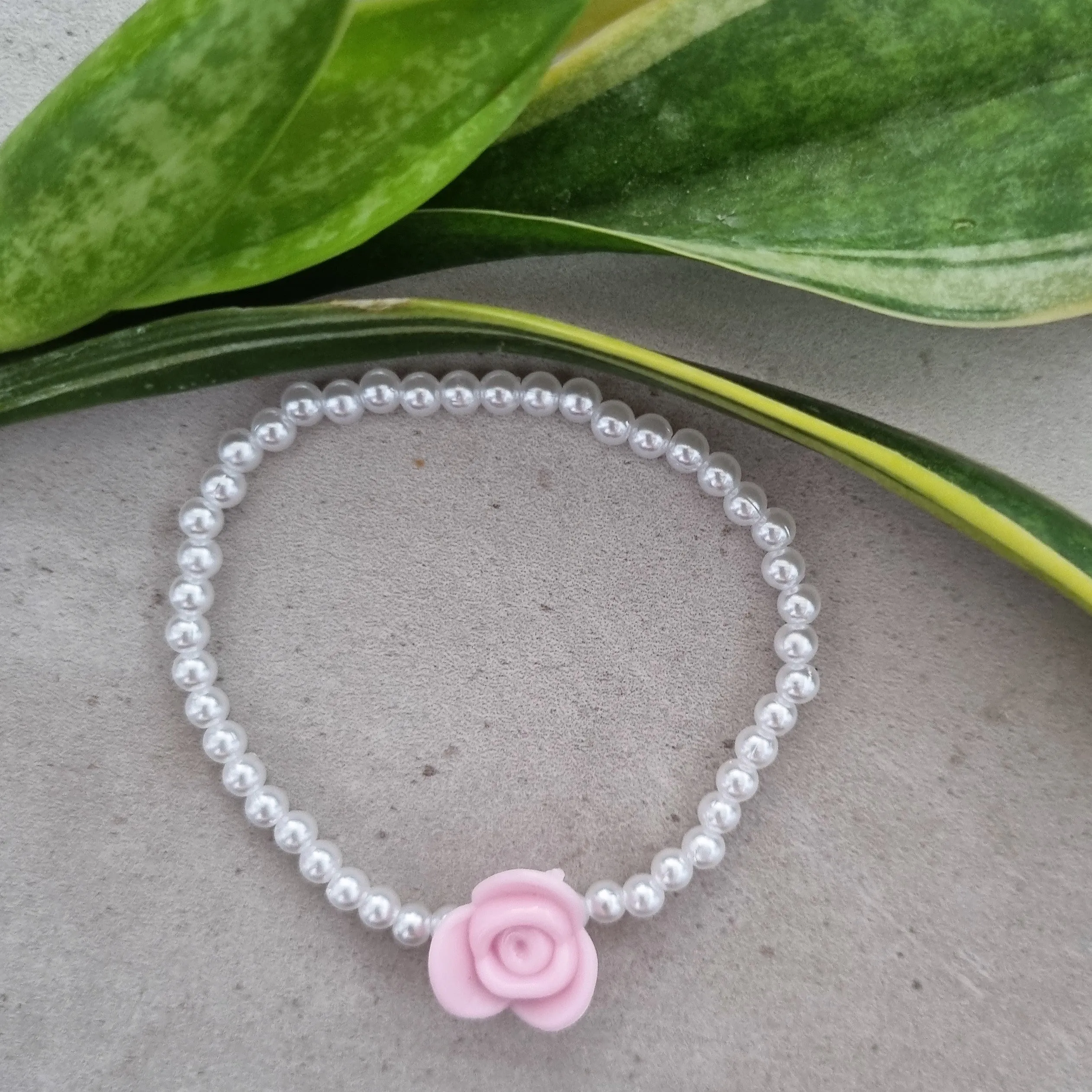 Pearls & roses bracelets