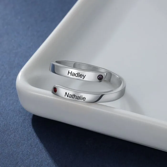 Personalized Custom Name Rings For Women