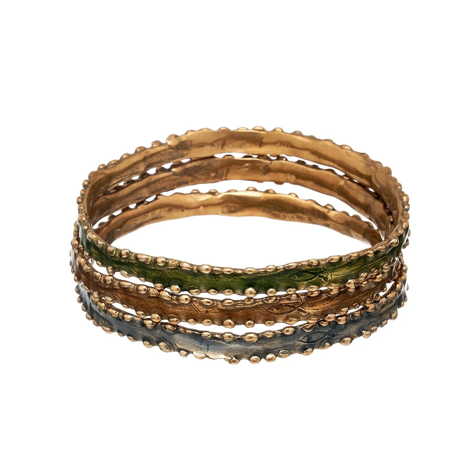 Pesci Che Volano Medusa Bronze Bangle