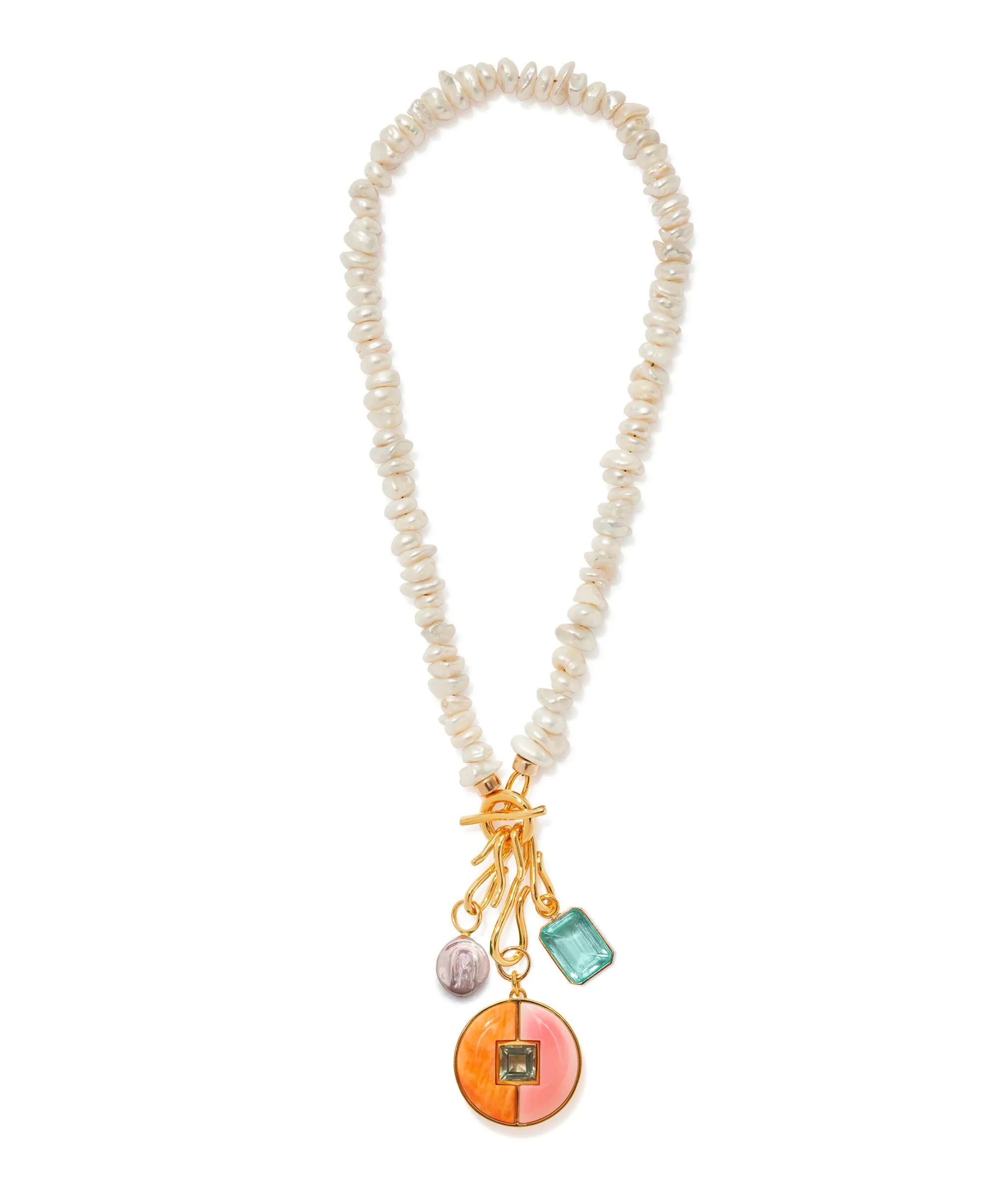 Chic Porto Pendant Necklace in Sorbet Color