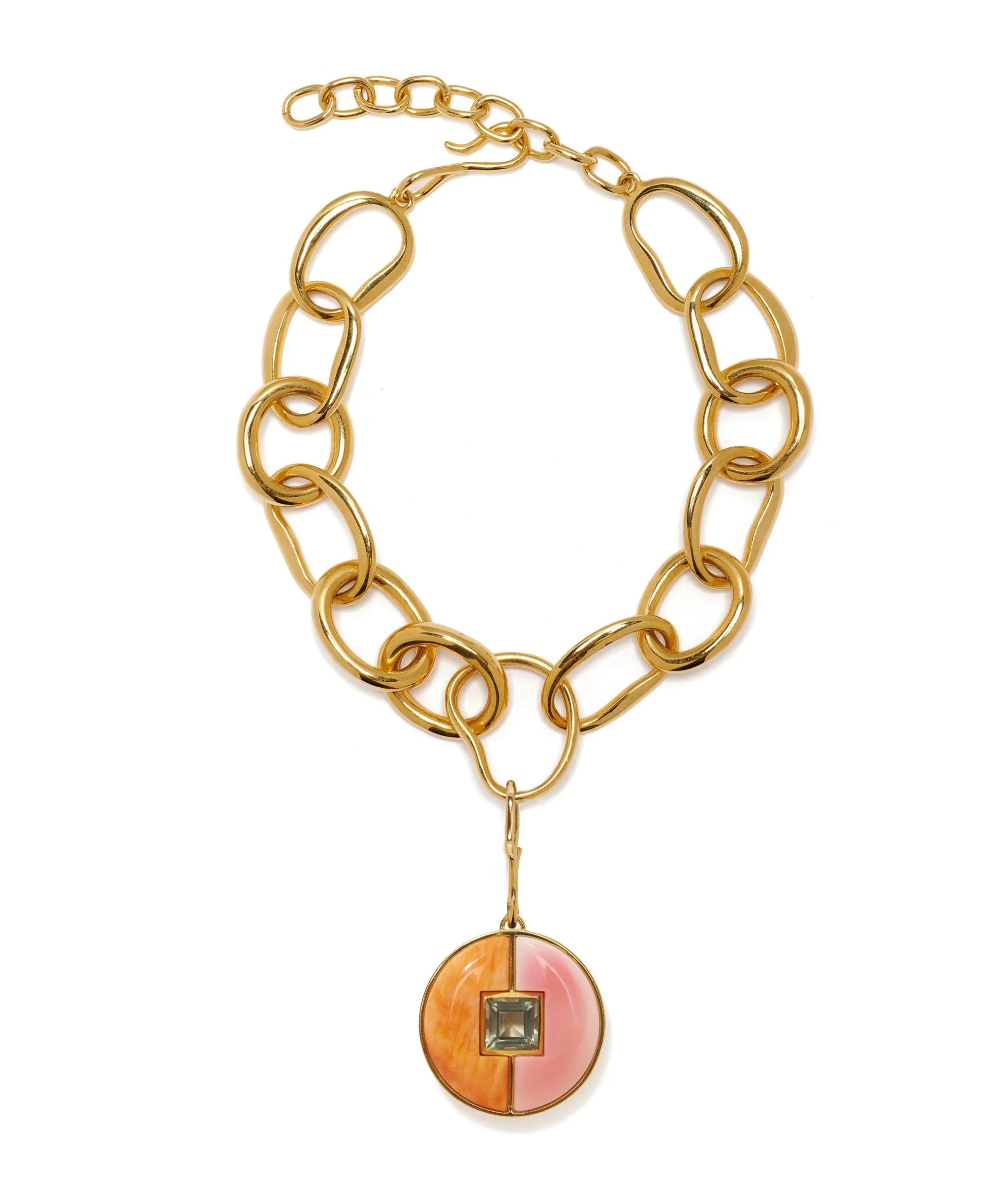 Chic Porto Pendant Necklace in Sorbet Color