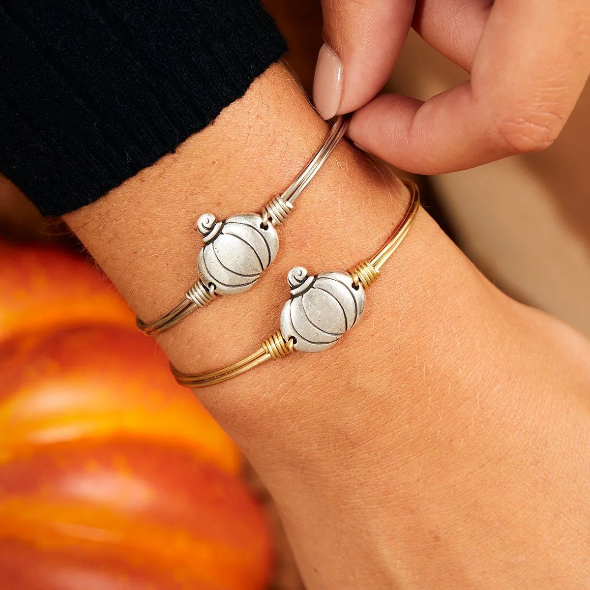 Pumpkin Bangle Bracelet