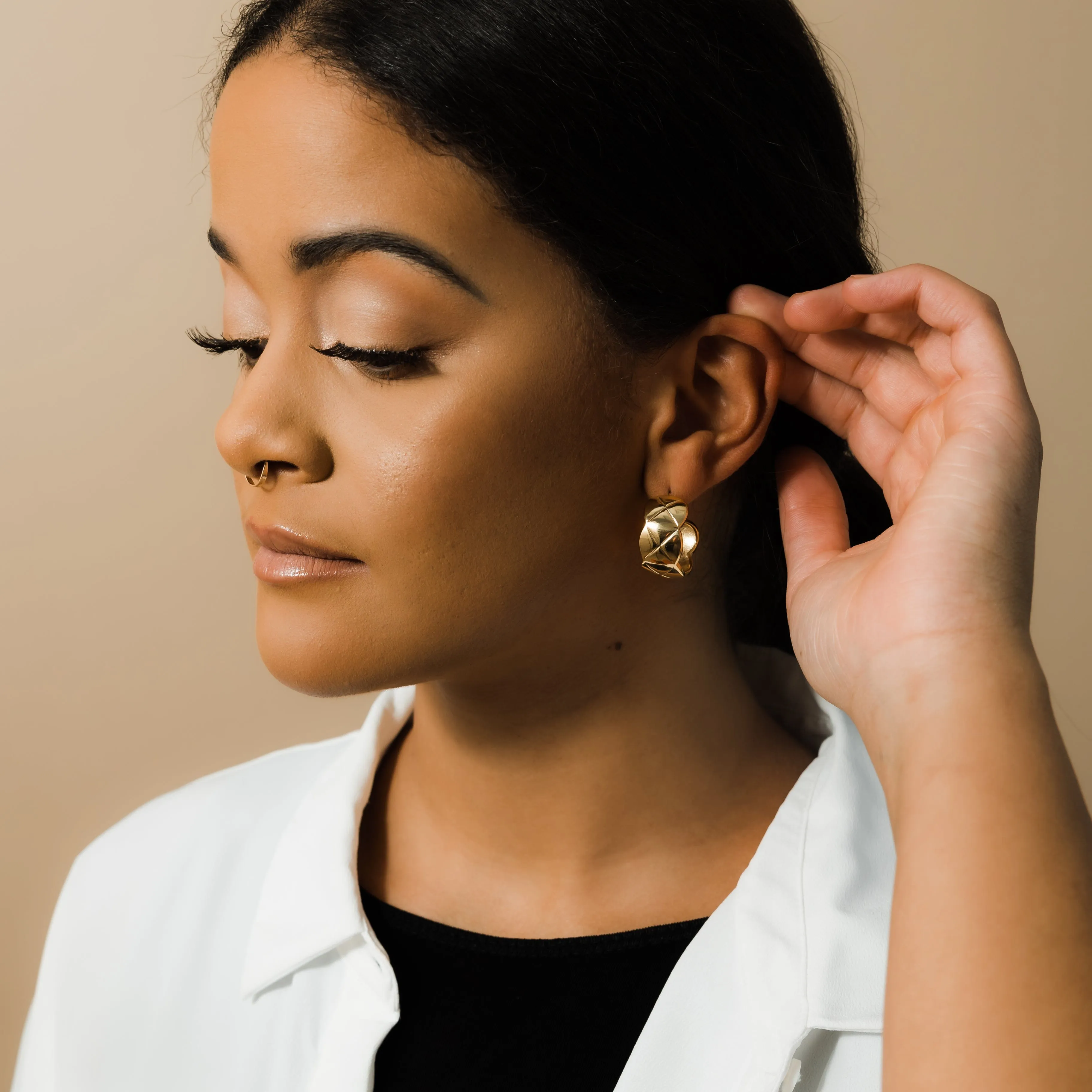 Quilted Earrings