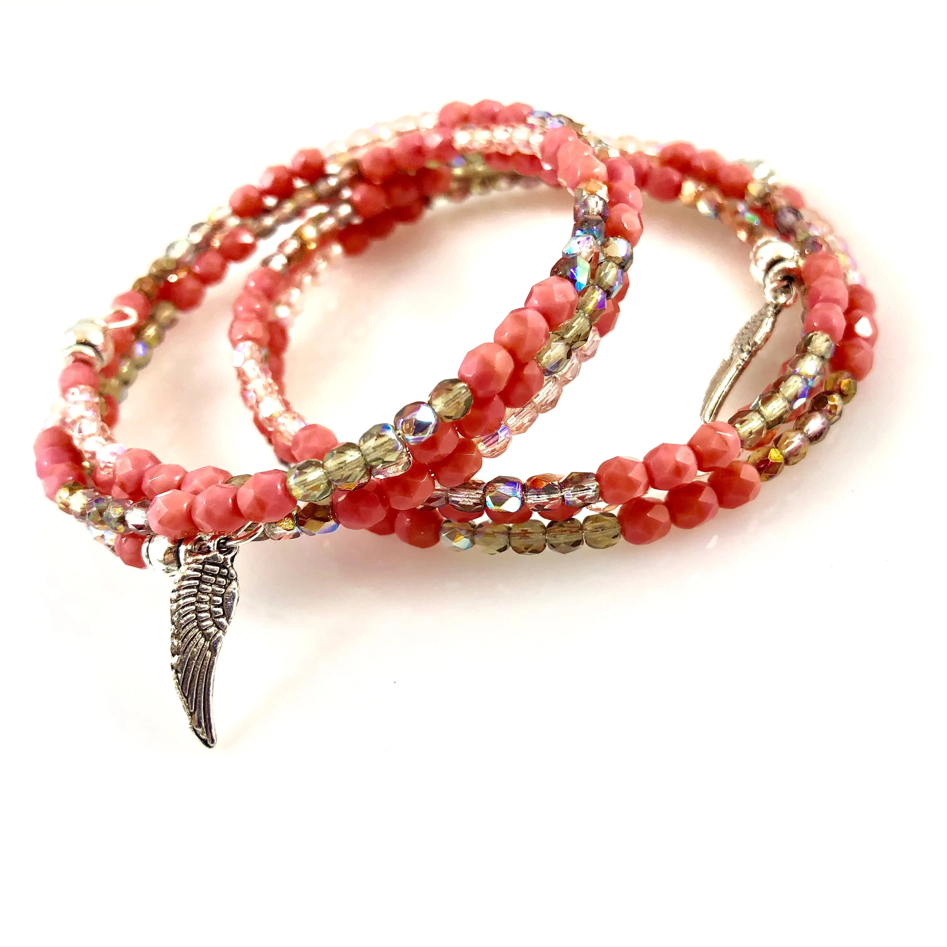 "BFF" Bracelets (Coral)