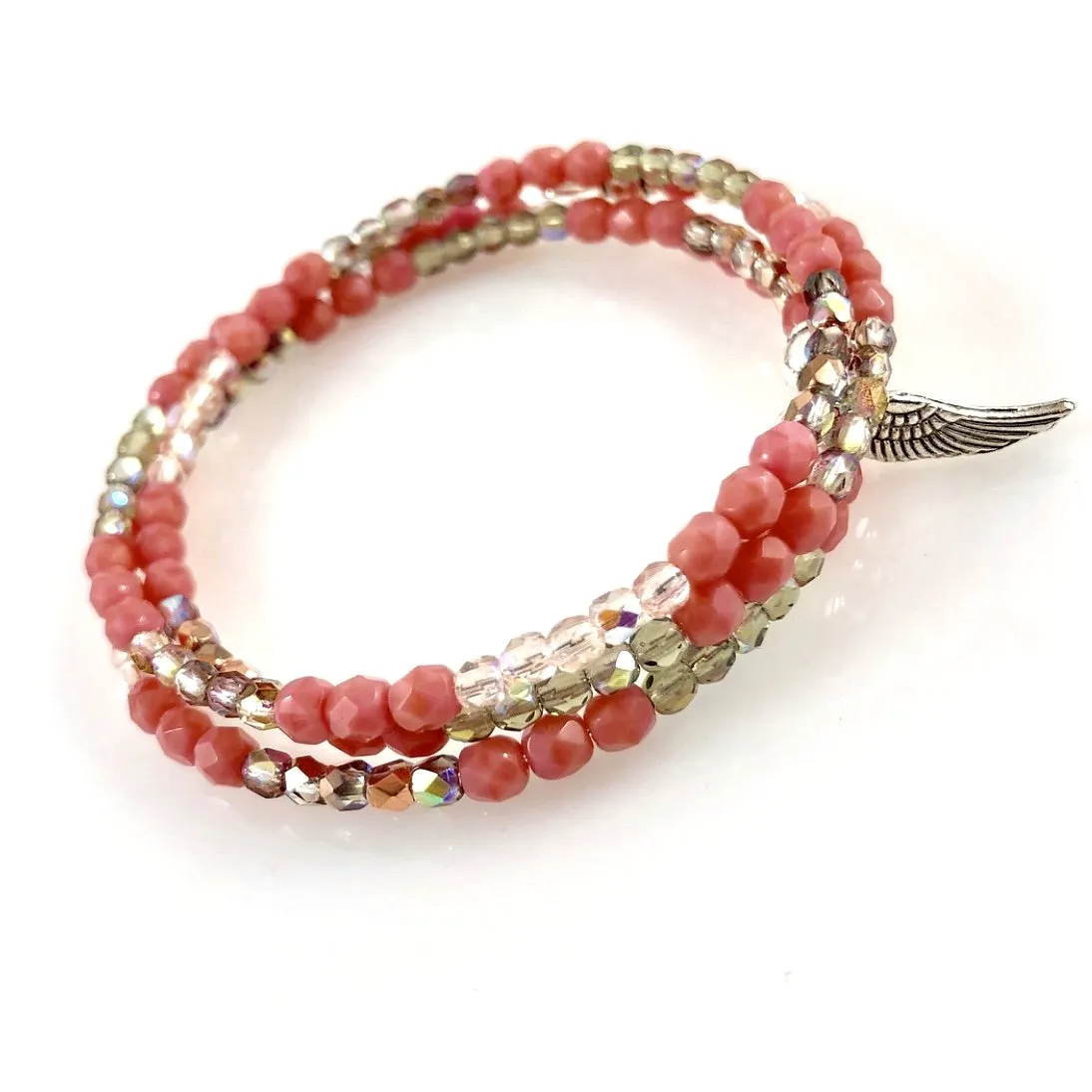 "BFF" Bracelets (Coral)