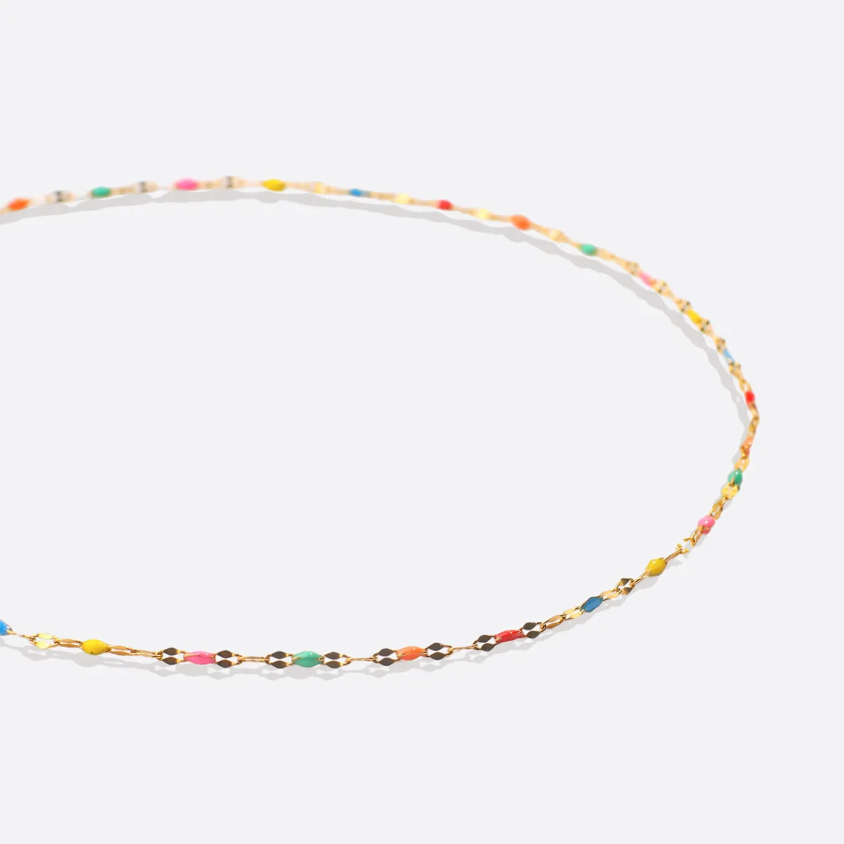 Rainbow Choker Necklace