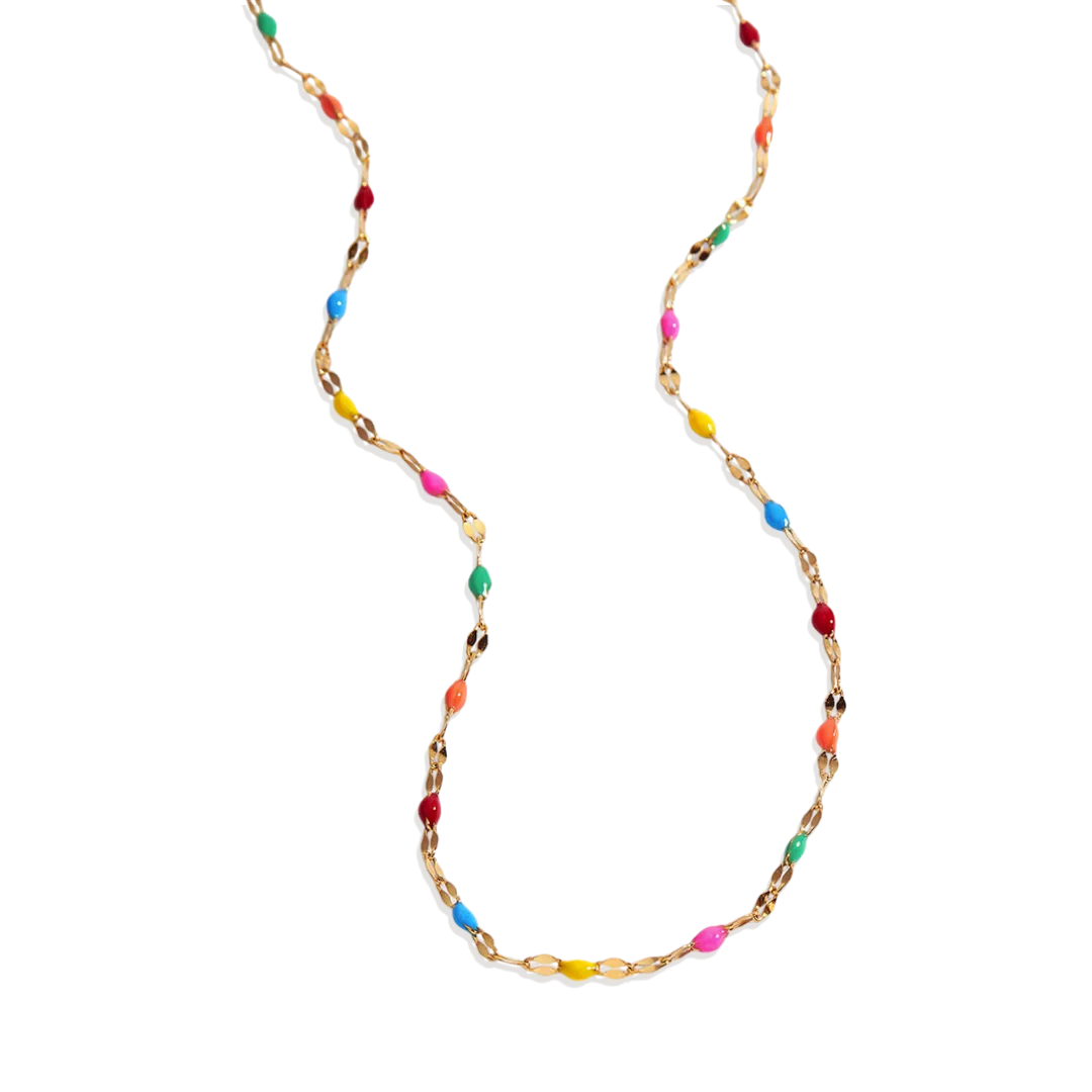 Rainbow Choker Necklace