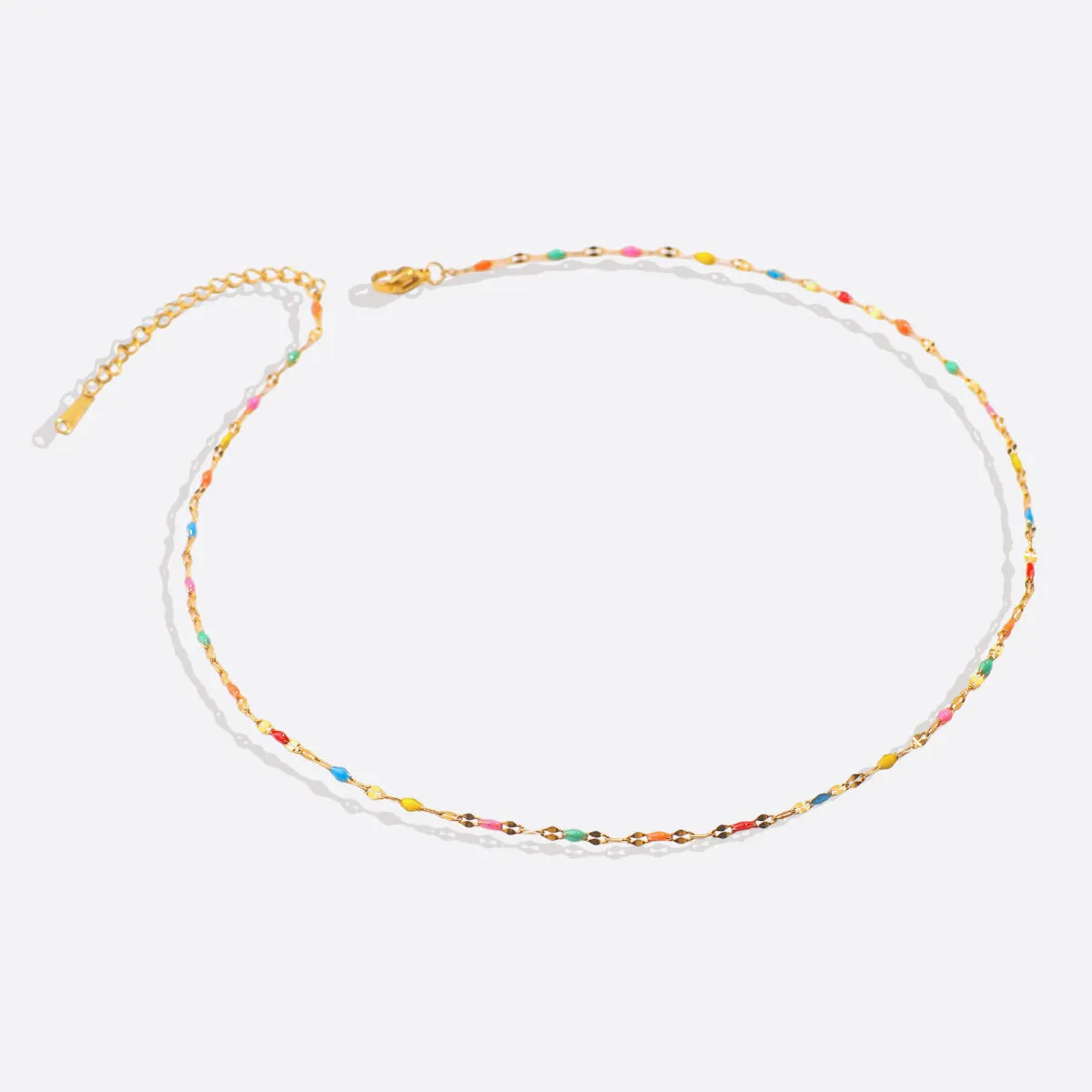 Rainbow Choker Necklace