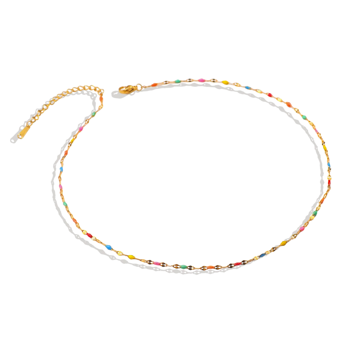 Rainbow Choker Necklace