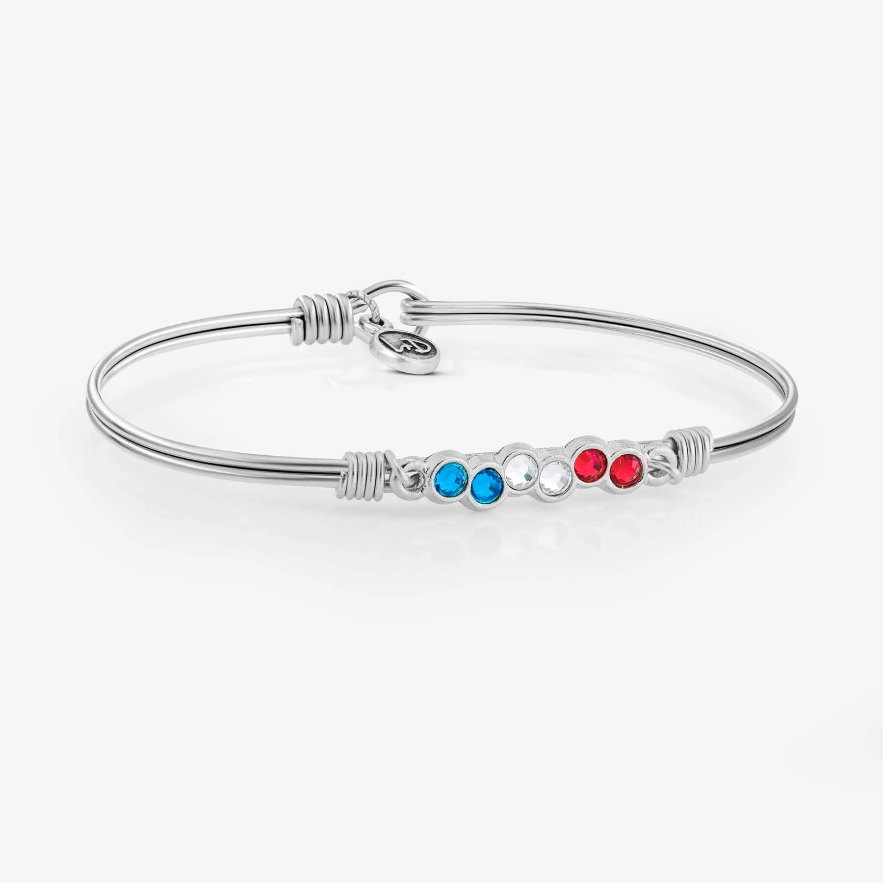 Red, White & Blue Starlight Bangle Bracelet