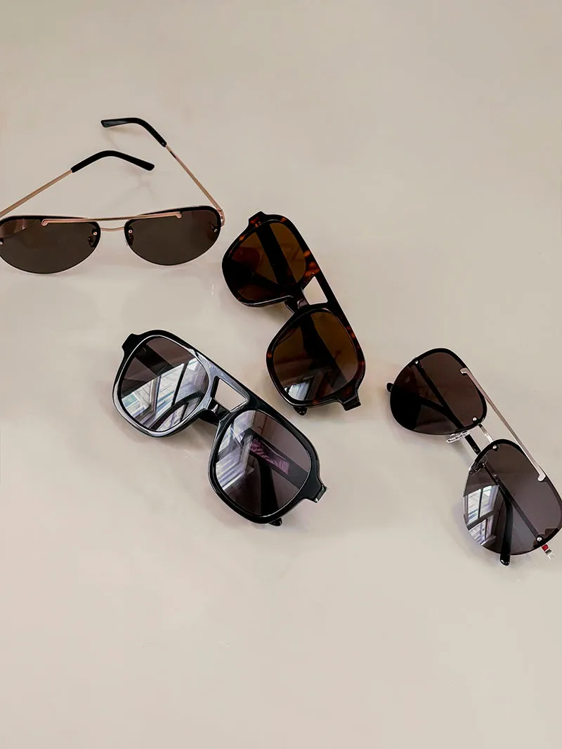 Retro Aviator Sunglasses