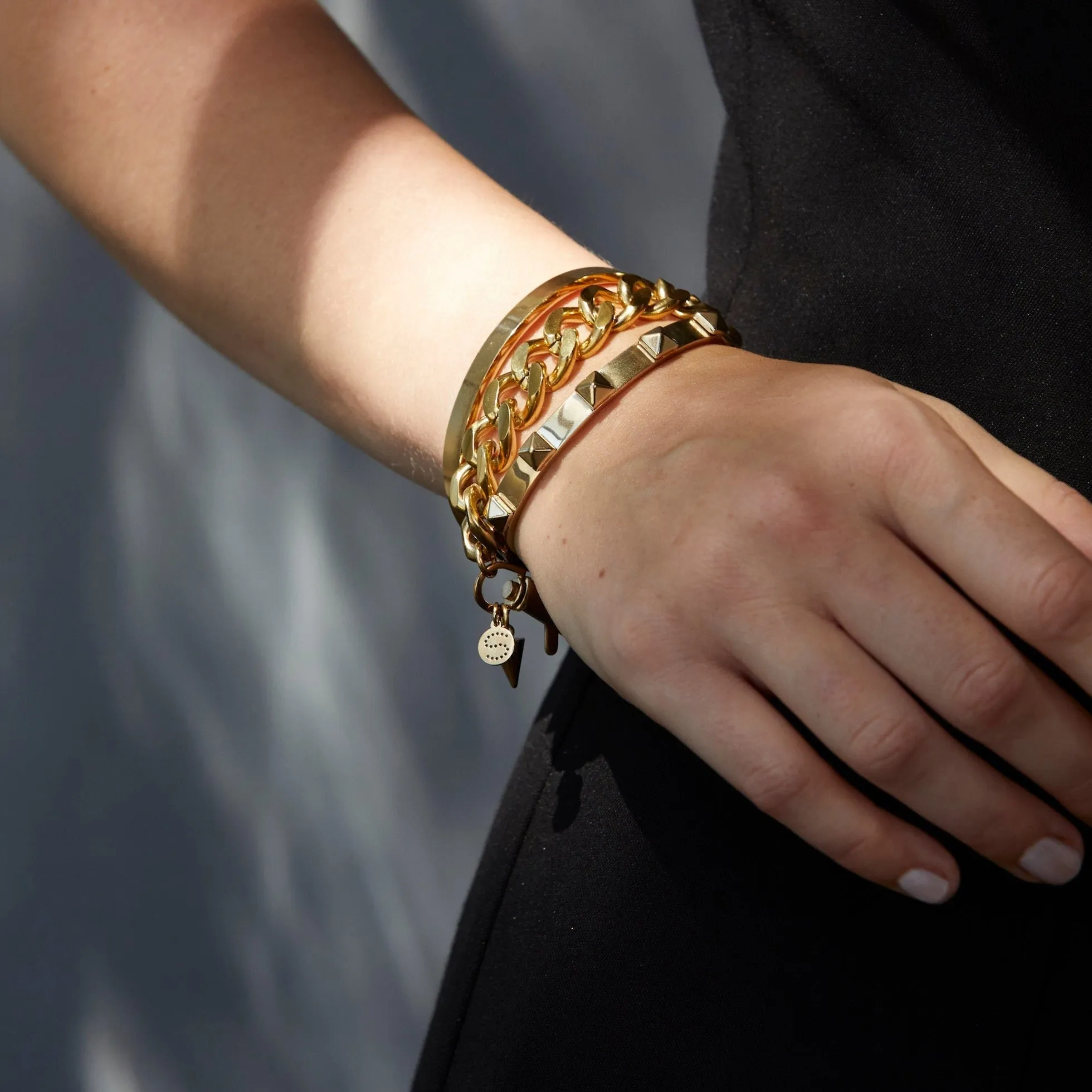 Rock Glam / Bangle / Gold