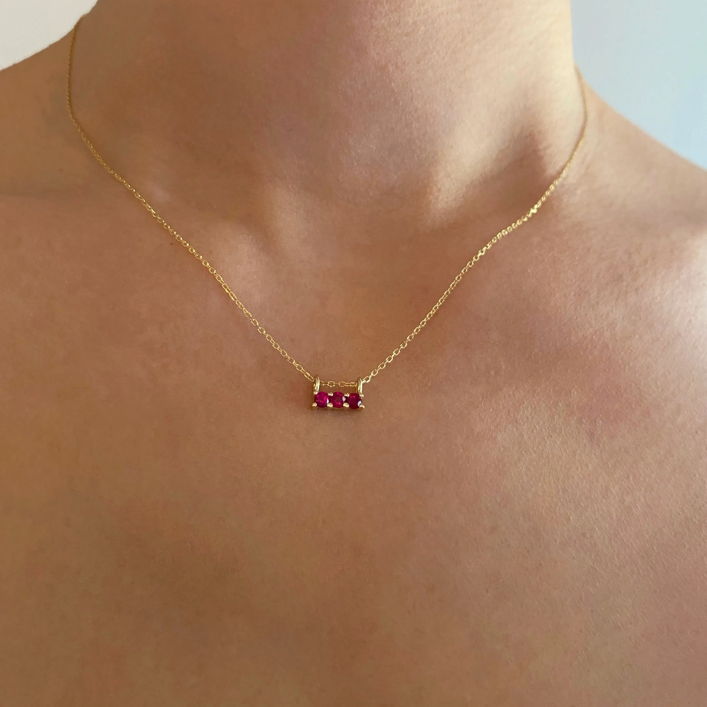 Ruby 3S Necklace