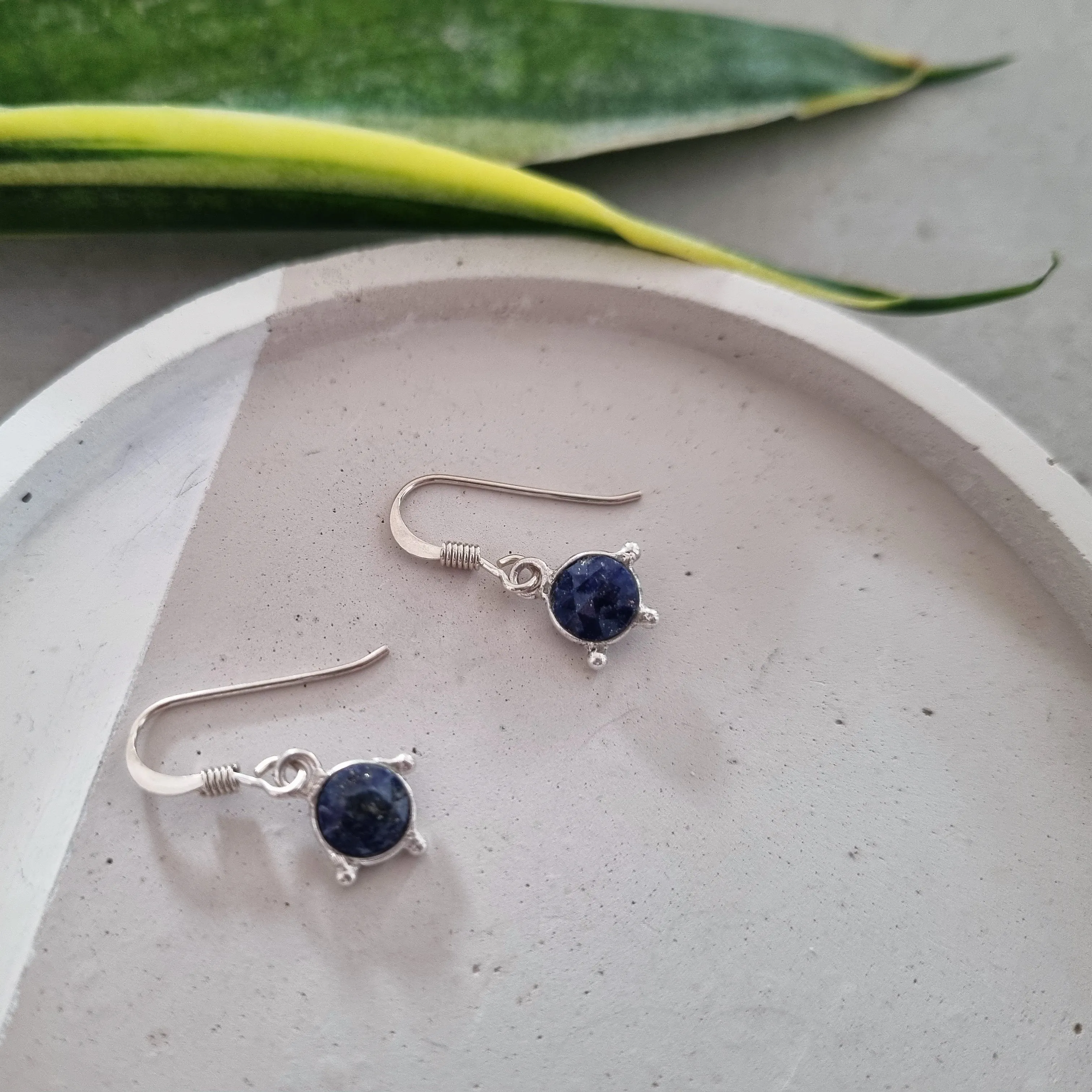 Sapphire earrings