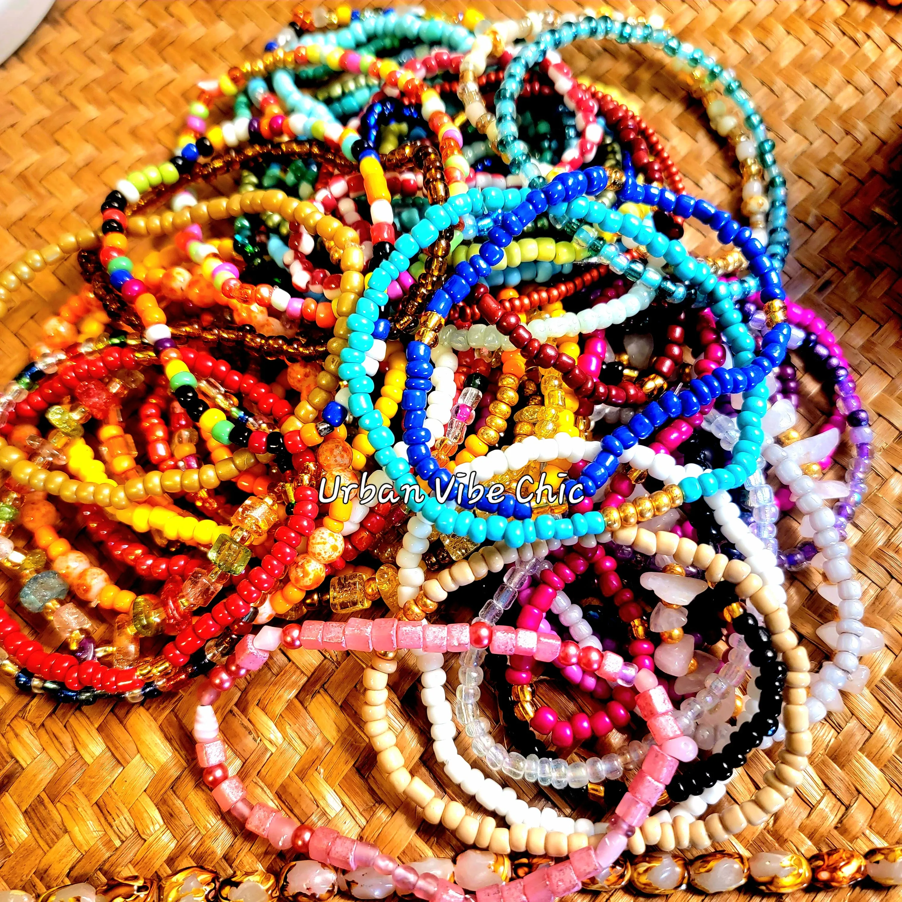 Seed Beads Stretch Bracelets - Basic Set