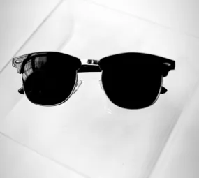 Silver Rimless Sunglasses