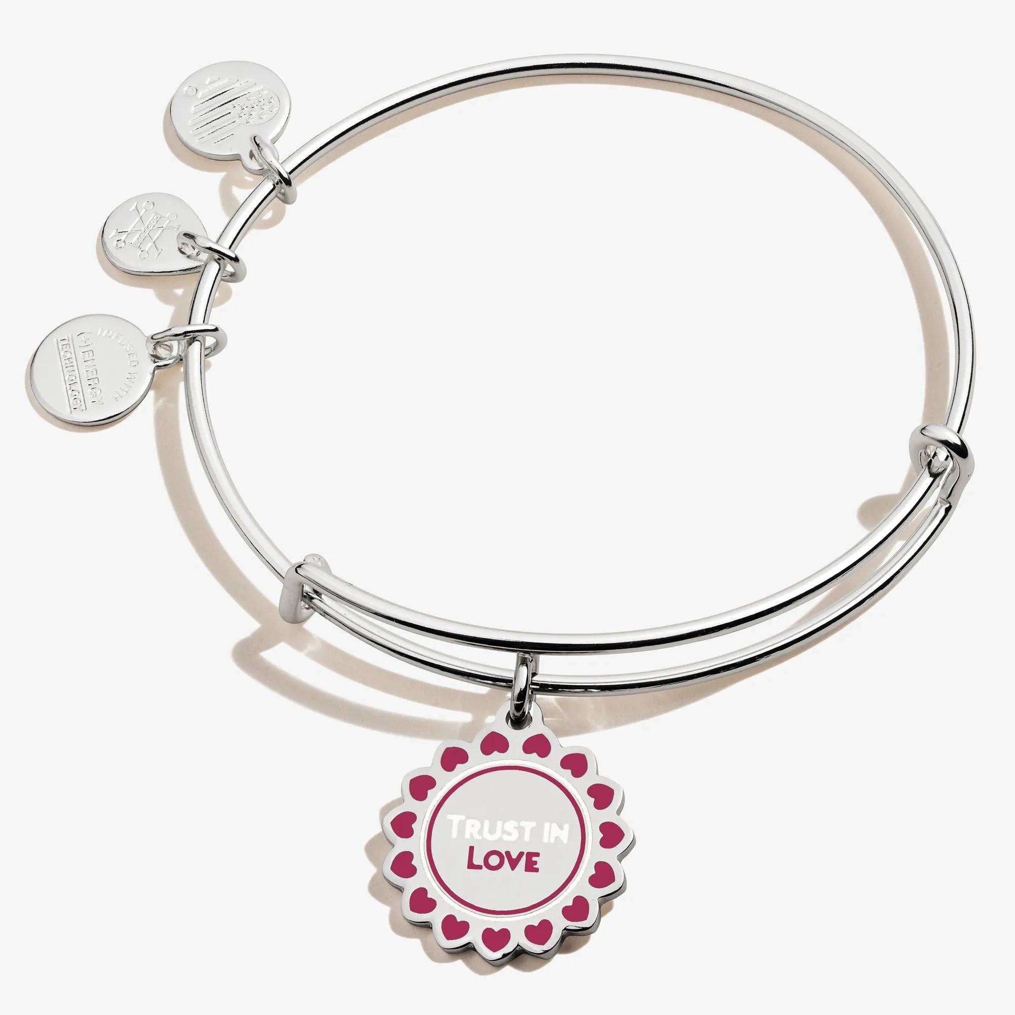 'Trust in Love' Charm Bangle